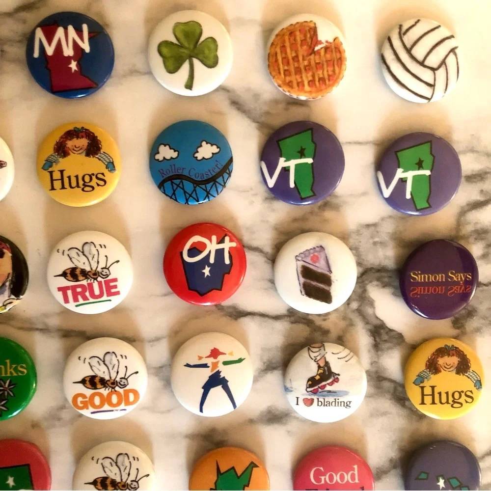 Vintage American Girl Mini Grin Pins